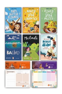 Hapı Yuttuk Eczanesi - Naneyi Yedik Lokantası - Balino - Melodi - Nohut Adam Set 6 Kitap